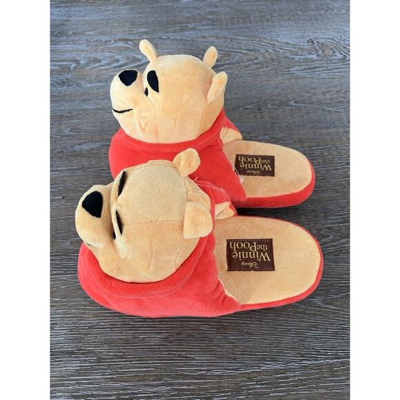 Disney Winnie the Pooh Plush Slippers Size 7/8 New Vintage - Picture 4 of 13